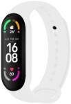 FIXED Sporty szilikon szíj Xiaomi Band 7/ Mi Band 6/ Mi Band 5 okosórákhoz, fehér FIXSSTB-989-WH (FIXSSTB-989-WH)