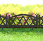Garden of Eden Bordura pt. pat de flori / gard - extensibil, 59, 5 x 24 cm - Negru Best CarHome