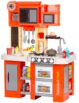 Chipolino Set jucarie Chipolino Kitchen 84 cm cu sistem de curgere apa, lumini, sunete si 79 accesorii (DIPK002422KL) - piciulica Bucatarie copii