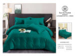 Sonia Home Lenjerie Damasc Gros, 6 piese verde smarald (damascverdealbs) Lenjerie de pat
