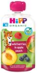 Hipp Био плодова закуска Hipp Hippis - Горски плодове, ябълка и праскова, 100 g (8525)