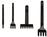 Tandy Leather Set 4 dalti perforare pielarie, 3mm Tandy Leather (HOB 88041) Dalta