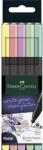 Faber-Castell Tűfilc készlet, 0, 4 mm, FABER-CASTELL Grip, 5 különböző pasztell szín (TFC151602)