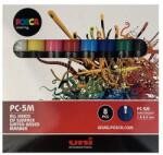 uni Dekormarker készlet, 1, 8-2, 5 mm, UNI Posca PC-5M, 8 különböző szín (TUPC5M8)