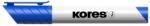 Kores Tábla- és flipchart marker, 3 mm, kúpos, KORES K-Marker XW1, kék (IK20833)