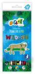 Victoria Színes ceruza készlet, háromszögletű, COOL BY VICTORIA Wildlife, 12 különböző szín (TVC003)