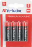 Verbatim Baterii alcaline AA, set 4 buc (49921) Baterii de unica folosinta