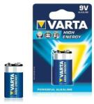VARTA High Energy 6LR61 E 9V-os tartós elem (1db/csomag) (VARTA-4922)
