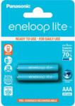 Panasonic Eneloop LITE AAA akkumulátorok, 550mAh, 3000 töltési ciklus, buborékfólia, 2 db (BK-4LCCE/2BE)