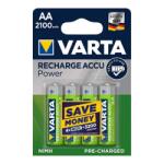 HOME VARTA 56706 akkumulátor AA, NiMH akkumulátor, ceruza, 2100 mAh kapacitás, RTU - feltöltött és használatra kész, 4 db/csomag 4 db-os kiszerelés! (56706)