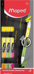 Maped Fluo Peps Duo szövegkiemelő készlet - KÉTVÉGŰ - 3 darabos (IMA734127)