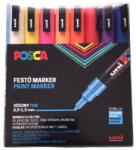 uni Filctoll UNI Posca PC-3M 16 darabos (2UPC3M16DB) - papir-bolt