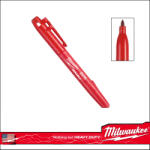 Milwaukee Jelölő filctoll alkoholos, hegyes 1 mm Milwaukee INKZALL - PIROS (48223170) - pumatools