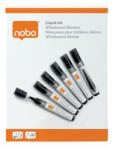 Nobo Táblamarker, folyékonytintás, kúpos, 1-3 mm, NOBO, fekete (VN5377) - fapadospatron