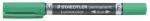STAEDTLER Alkoholos marker, 0, 6/1, 5 mm, kúpos, kétvégű, STAEDTLER "Lumocolor® duo 348", zöld (ts3485) - irodaszer