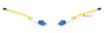 Gigalight LINKEASY Duplex patch kábel 4 x LC/UPC csatlakozóval, 3mm duplex core 9/125 LSZH, 1 m (FPC-LCU-LCU-SM-1M-D)