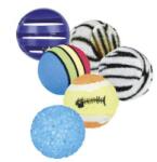 TRIXIE Set of Toy Balls - játék (labdák) macskák részére (6db/ø4cm) (028-4523)