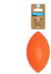 PitchDog Extremely Durable And Safe Football Dog Toy - játék (rögbi labda, narancssárga) kutyák részére (9cm) (62414)
