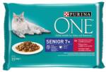 Mars-Nestlé PURINA ONE Senior 7+ Mini Filé (marha, sárgarépa) - nedves eledel idős macskák részére (4x85g)