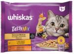 Mars-Nestlé Whiskas TastyMix 1+ - Nedves eledel (csirke-zöldség, bárány, pulyka-, szószban) macskák részére (4x85g)