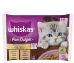 Mars-Nestlé Whiskas Pure Delight Junior - Nedves eledel (csirke-, pulyka-, aszpikban) kölyökmacskák részére (4x85g)