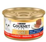 Mars-Nestlé Gourmet Gold Pástétom - Nedves eledel (marha) macskák részére (85g)