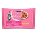 Mars-Nestlé PURINA ONE Junior Mini Filé (lazac, sárgarépa) - nedves eledel kölyökmacskák részére (4x85g)