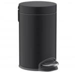 Hansgrohe Cos de gunoi cu pedala 3l, negru mat (matt black), Hansgrohe AddStoris 41775670 41775670 (41775670) Cos de gunoi