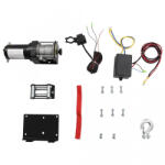 vidaXL Vinci electric 12 V/1360 kg cu placă de montaj a scripetelui (210230) - izocor