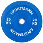 Sportmann Greutate cauciucata Sportmann Bumper Plate 20 Kg (SM1259)