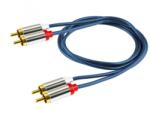 USE A 3-1M 2xRCA d - 2xRCA d, 1, 0m, fém