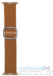  Phoner Hook Apple Watch csatos fonott szövet szíj, 49/45/44/42mm, kávé - mobil-box