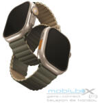  Uniq Revix mágneses szilikon szíj Apple Watch 42/44/45/49mm, kék/barna