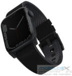  Uniq Straden vízálló bőr Apple Watch szíj, 49/45/44/42MM, fekete