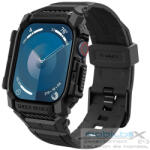 Spigen Rugged Armor Pro Apple Watch 10 (46mm) tok, Matte Black, fekete