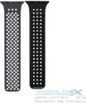  Phoner Spike Apple Watch szilikon szíj, 38/40/41mm, szürke/fekete - mobil-box