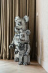  RICHMOND dekoráció BEAR L fekete (KHM--AD-0045)