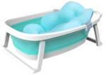 Babify Összecsukható babakád párnával, újszülötteknek és kisgyermekeknek, BPA mentes, lányoknak és fiúknak 0-3 éves korig (2C-5MMT-5RID) (2C-5MMT-5RID)