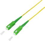 LogiLink Fiber szimplex patch kábel, OS2, SM G. 657. A2, SC/APC-SC/APC, 0, 5 m (LOGILINK_FPSSC00) (LOGILINK_FPSSC00)