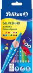Pelikan Silverino színesceruza, 12 szín, Trio (700634)