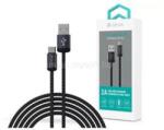 DEVIA ST108028 Gracious Series v2 10W USB/USB C 2m adat-és töltőkábel (fekete) (ST108028) (ST108028)