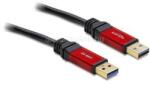Delock kábel USB 3.0-A apa / apa 1 méteres Prémium (DL82744) (DL82744)