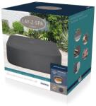 Bestway jacuzzi burkolat, LAY-Z-SPA Xtras EnergySense Plus Thermo, négyzet, szürke, 230 x 230 x 71 cm