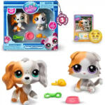 BANDAI Littlest Pet Shop LPS - Skót lógófülű cica (#152) és spániel kutya (#153) figuraszett (LPS00623)