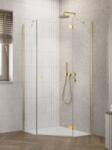 Radaway Essenza Gold PTJ szögletes arany zuhanykabin 90x90J (1385050-01-01+1385010-09-01R)