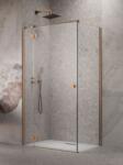 Radaway Essenza Brushed Copper KDJ szögletes szálcsiszolt réz zuhanykabin 120B+70 (1385042-93-01L+1384048-01-01)