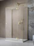 Radaway Essenza Brushed Gold KDJ+S szögletes szálcsiszolt arany zuhanykabin 80J+100+110 (1385021-99-01R+1384052-01-01+1384053-01-01)