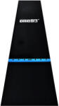 One80 Covor darts din cauciuc cu rigla de lemn ONE80, latime 62 cm, negru, albastru (ONE3342)