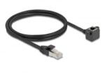 Delock Cat. 6 F/UTP RJ45 hosszabbító kábel 1m fekete (81097)