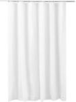Frandis Perdea de duș 180x180 cm PVC alb, incl. 12 inele de plastic (190507) Perdea de dus